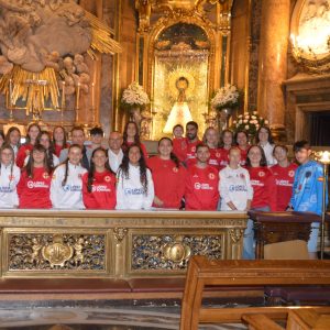 El Cosmos Aragón López Soriano es recibido en la Basílica del Pilar y en el Ayuntamiento de Zaragoza