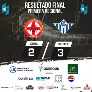El Cosmos Aragón lucha hasta el final pero cae por la mínima ante el Casetas-U.D