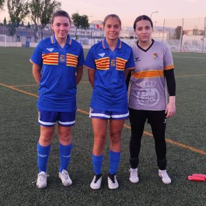 Sara, Jara y Jimena disfrutaron de un nuevo entrenamiento con la Selección de Aragón sub 16
