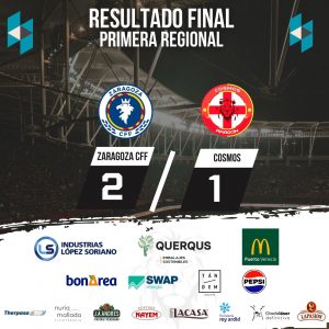 Derrota por la mínima del Cosmos Aragón ante el Zaragoza CFF C