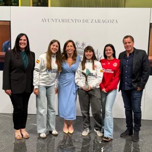 El Cosmos Aragón López Soriano galardonado con la distinción «Mujer y Deporte» en la Gala del Deporte de Zaragoza