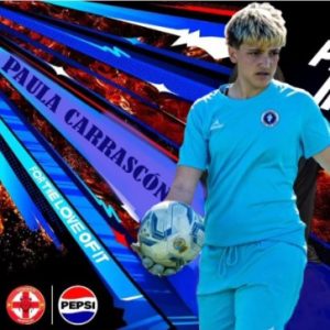 Paula Carrascón, nueva guardiana de la portería del Cosmos Aragón López Soriano