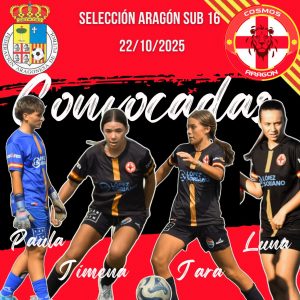 Luna vuelve a la convocatoria con la Selección Sub-16 de Aragón