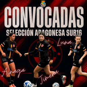 Tres jugadoras del Cosmos Aragón, convocadas con la Selección Aragonesa Sub-16